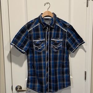 BKE STANDARD FIT SHORT SLEEVE BUTTON UP